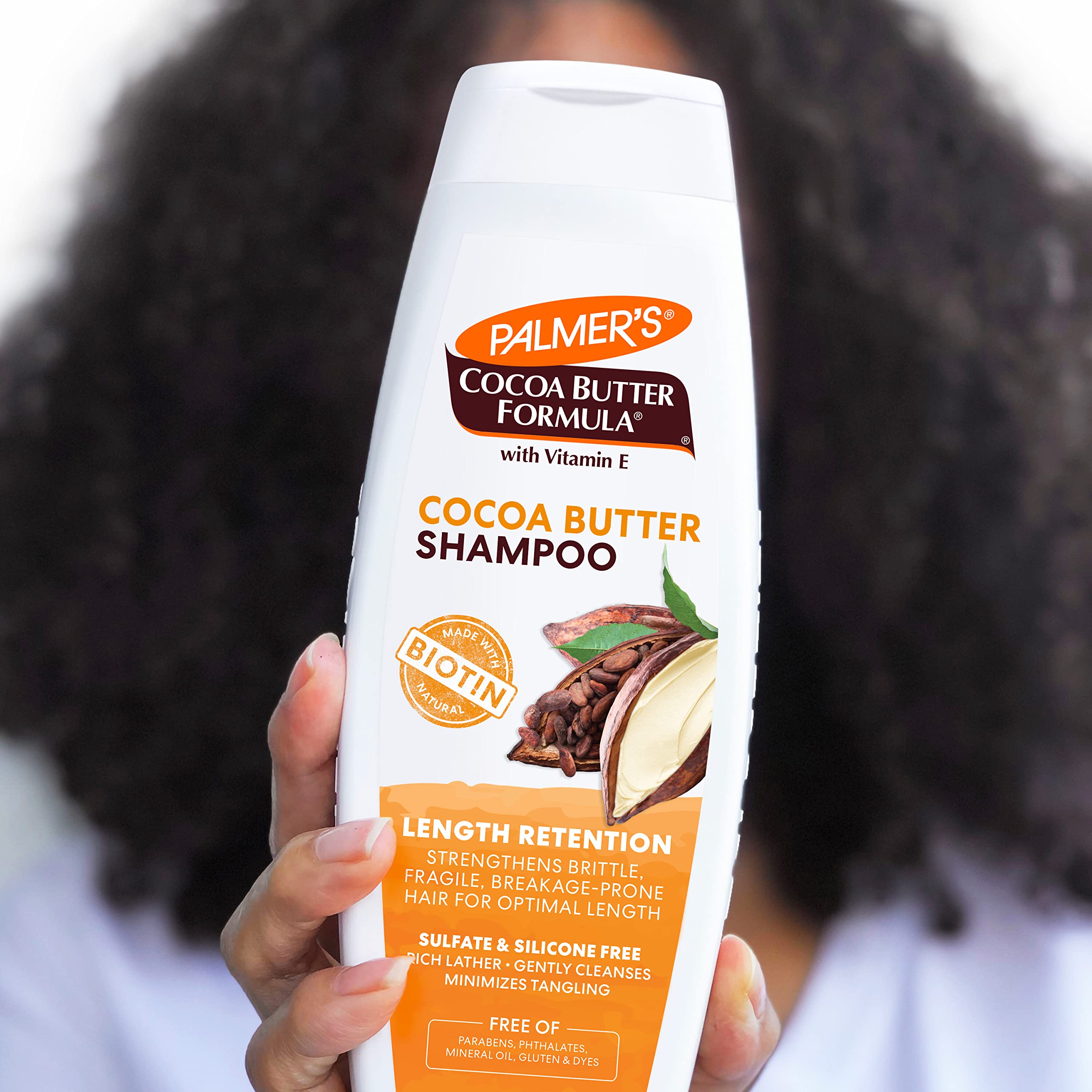 Palmer's Cocoa Butter Formula Biotin Length Retention Shampoo, 13.5 Fl Oz